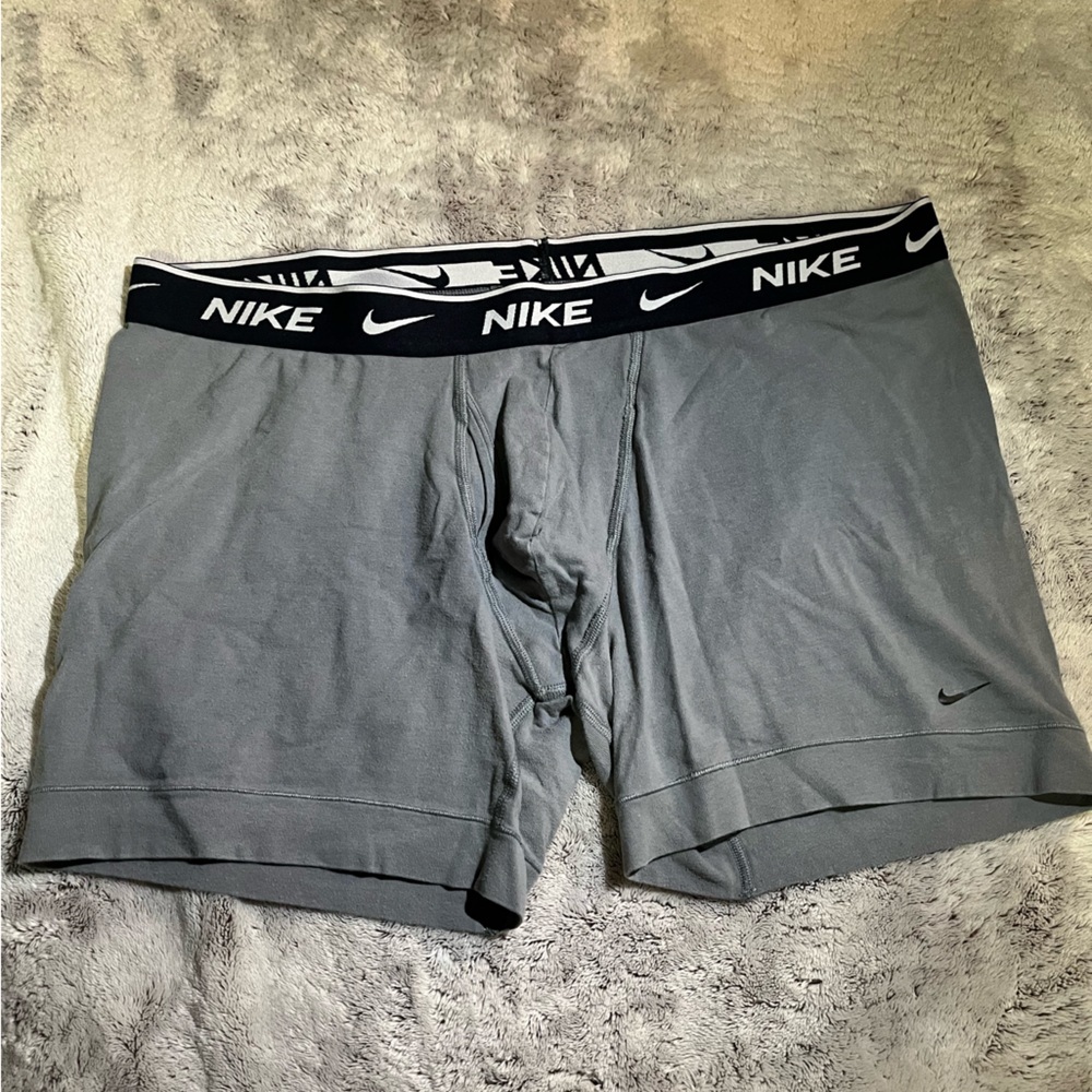 Nike size xl boxer briefs shorts grey